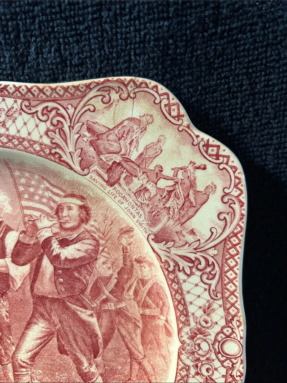 Crown Ducal England colonial times